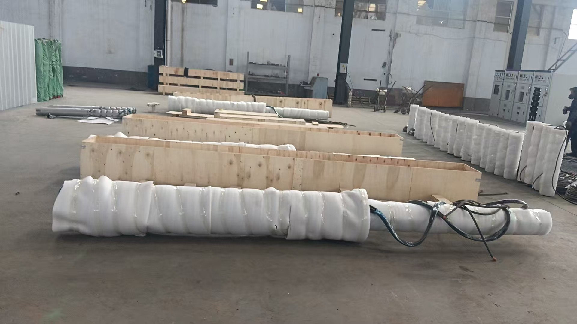 非州500米豎井金屬礦強排水泵準(zhǔn)備發(fā)貨